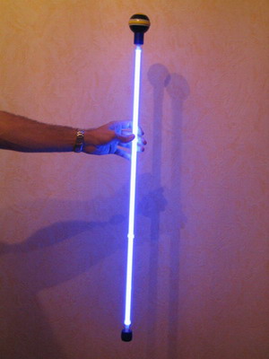 canne volante lumineuse