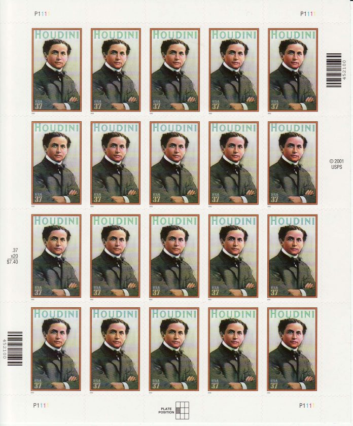 Timbres avec Harry HOUDINI
