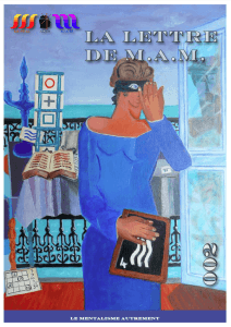 MAM - La Lettre n° 002 Déc 2013
