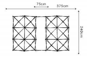 Armature de la structure spider flex.