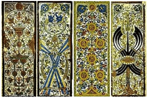 Enluminures de cartes Mamelouk