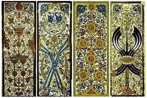 Enluminures de cartes Mamelouk