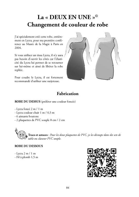 tour de magie vetement