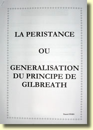 La Péristance ou Généralisation du Principe de Gilbreath par Daniel PERIS