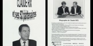 Claude RIX et ses 52 Partenaires