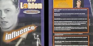 Influence d'Eric LEBLON