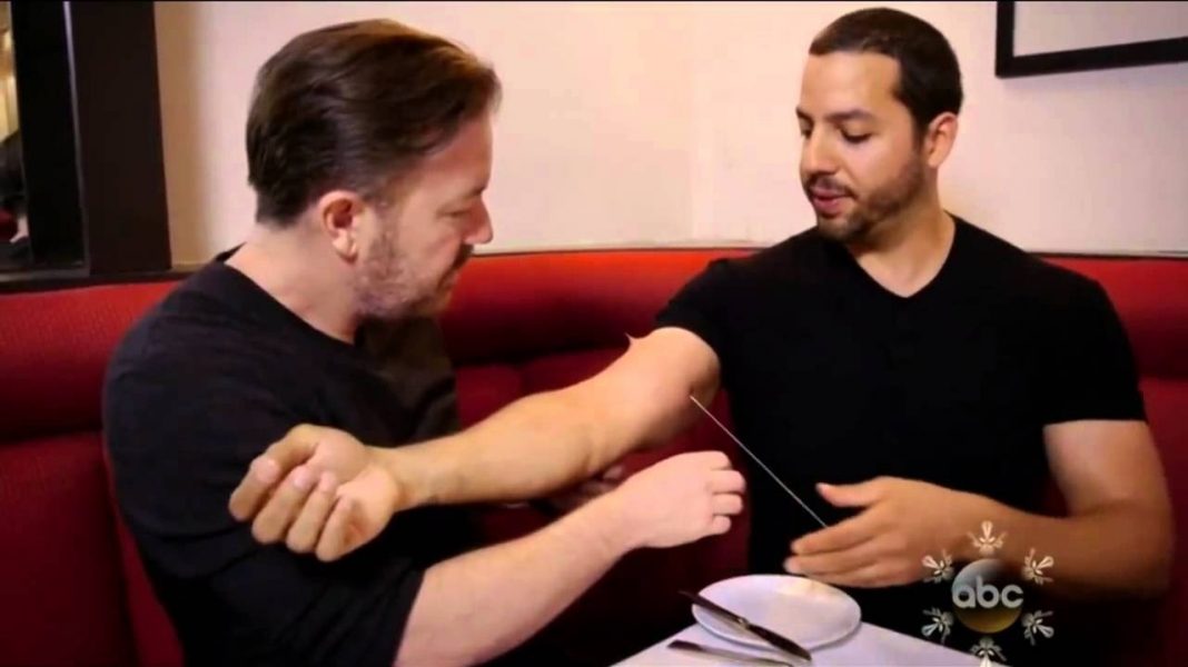 David BLAINE & Rick GERVAIS - aiguille