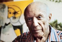 Pablo Picasso à Mougins en 1971