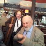 Petit coucou à Bébel et Fanch Guillemin pendant la pause repas