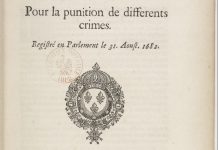 Édit... pour la punition de différents crimes [magie, sortilèges, empoisonnem