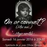 On se connaît ? (Moi oui…) de Olivier DEQUIN (95)
