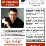 2015 11 26 Affiche Conférence Aurélio PAVIATO