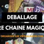 1ère Chaîne Magique (SWAP) – juillet 2016 Déballages de la Chaîne Magique / SWAP