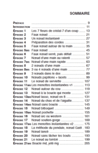 La Magie des Nœuds de Pierre CANAL Sommaire