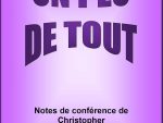 Note de Conférences de Christopher 1995