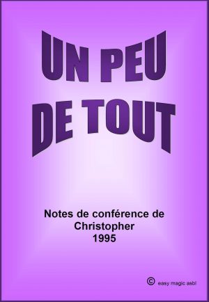 Note de Conférences de Christopher 1995