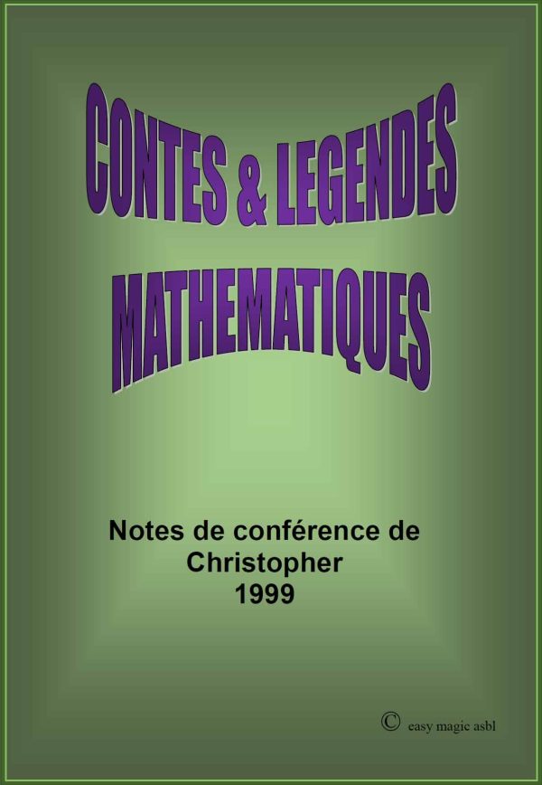 Note de Conférences de Christopher 1999