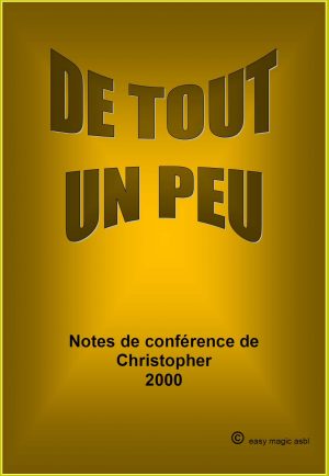 Note de Conférences de Christopher 2000