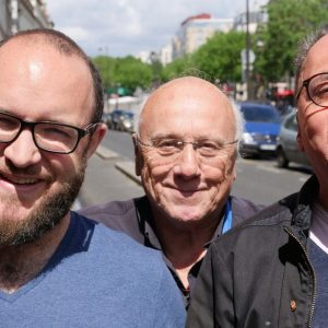 Ludovic MIGNON, Gilles MAGEUX et Otto WESSELY 10e Merlin Magic History Day le 200517 - photo de Thomas THIEBAUT pour Virtual Magie