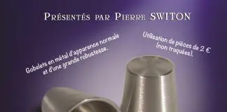 Les Gobelets Fluidiques de Pierre SWITON
