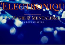 Electronique en magie et mentalisme fournisseurs