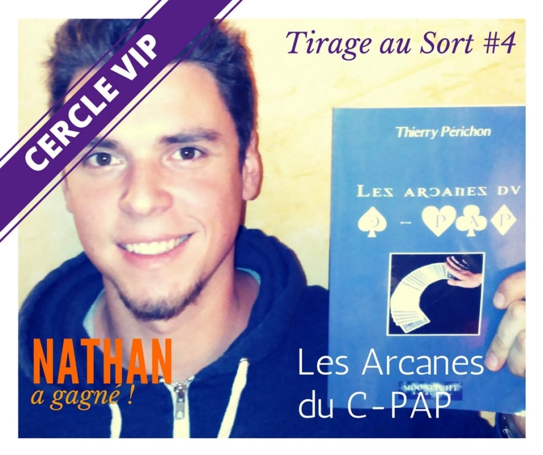 Nathan remporte le livre Les Arcanes du C PAP