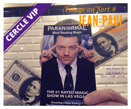 Jean-Paul remporte des flyers de Las Vegas