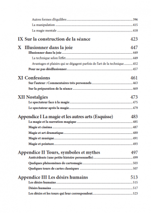 L'Arc-en-Ciel Magique de Juan TAMARIZ - table des matières 4