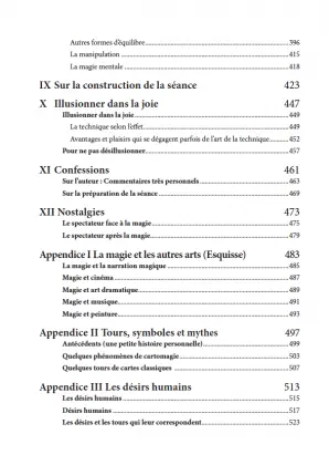 L'Arc-en-Ciel Magique de Juan TAMARIZ - table des matières 4