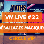 VM live #22 | jeu de cartes Mastermind, La Magie des Cordes, Overlap, Maths & Magie & la grenouille en carte VM Live 22