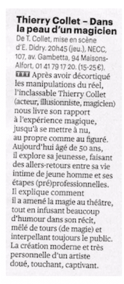 Dans la peau d'un magicien