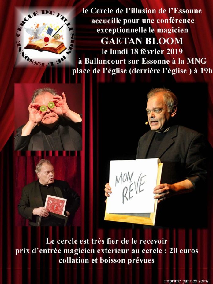 Conférence de Gaëtan BLOOM (91) Conférence de Gaëtan BLOOM (91)