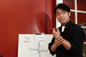 Conférence VM avec Shoot OGAWA Photo de Yohko pour Virtual Magie