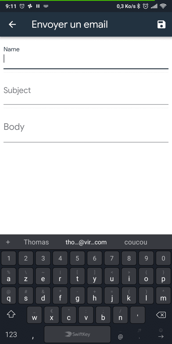 Captures d'écran sur Android de Rubiked de Vincent TARRIT