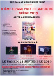 2ème Grand Prix de Magie de Scène (06) @ Salle du Téléphérique