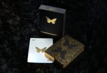 Jeu Marqué Butterfly Black & Silver