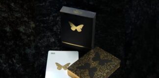 Jeu Marqué Butterfly Black & Silver
