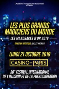 Les 30 Ans des Mandrakes d'Or (75) @ LE CASINO DE PARIS