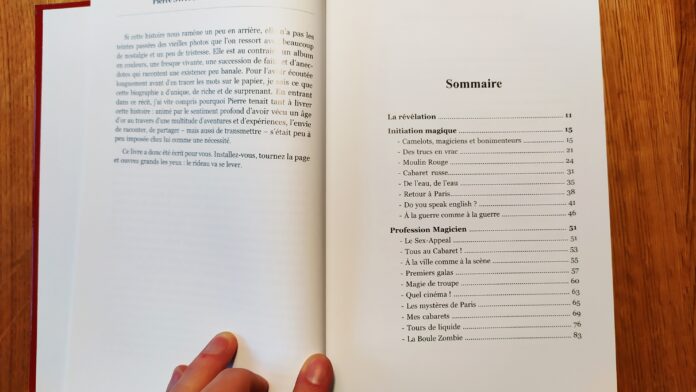 Sommaire de Couverture de Comme par Magie de Pierre Switon