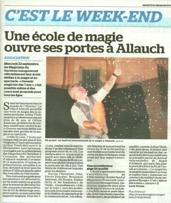 Les Magiciens du Garlaban l la marseillaise article