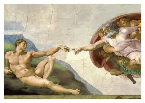 La Création d’Adam de Michel-ANGE