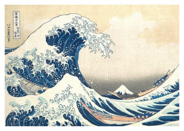 La Grande Vague de Kanagawa de HOKUSAI