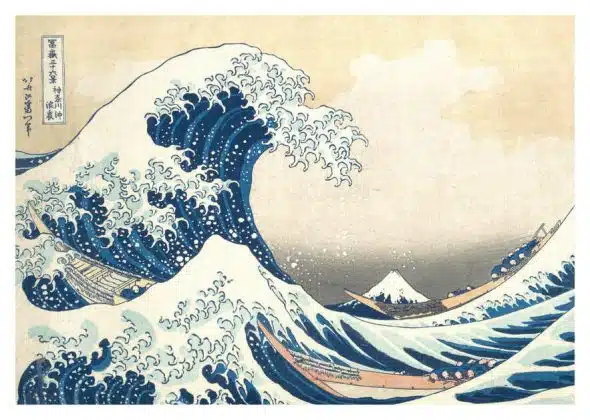 La Grande Vague de Kanagawa de HOKUSAI
