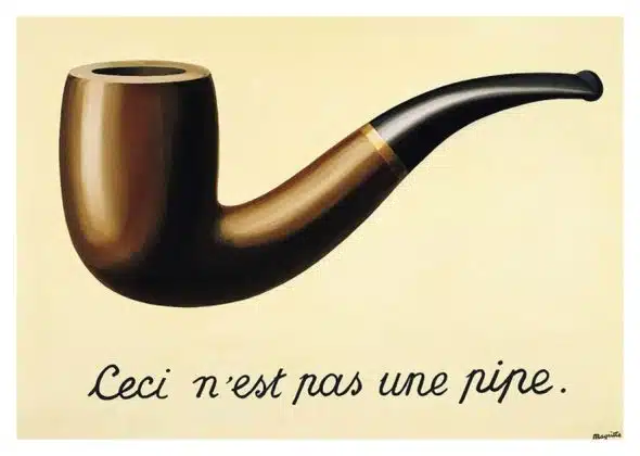 La Trahison des images de René MAGRITTE