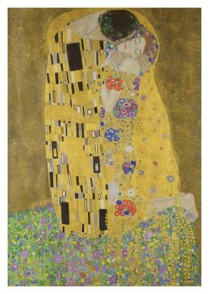Le Baiser de Gustav KLIMT c'art force de paul pichard