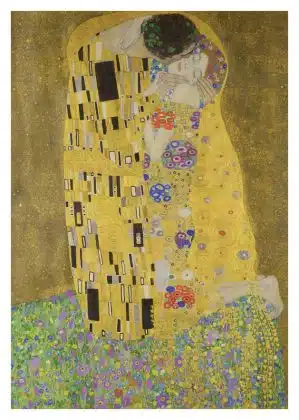 Le Baiser de Gustav KLIMT c'art force de paul pichard