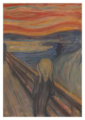 Le Cri de Edvard MUNCH c'art force de paul pichard