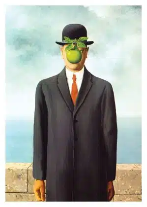 Le Fils de l’homme de René MAGRITTE c'art force de paul pichard