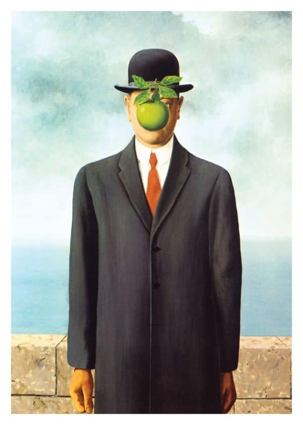 Le Fils de l’homme de René MAGRITTE c'art force de paul pichard