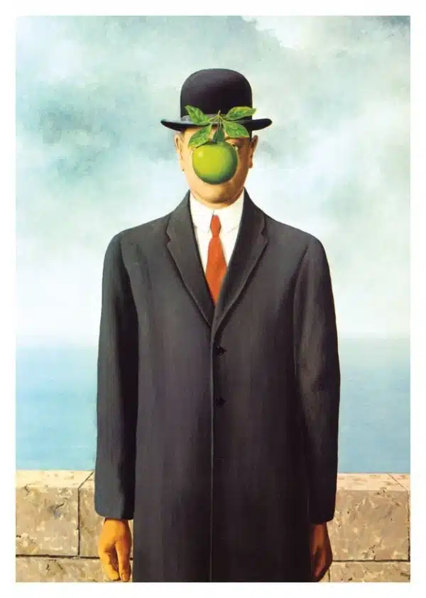 Le Fils de l’homme de René MAGRITTE c'art force de paul pichard